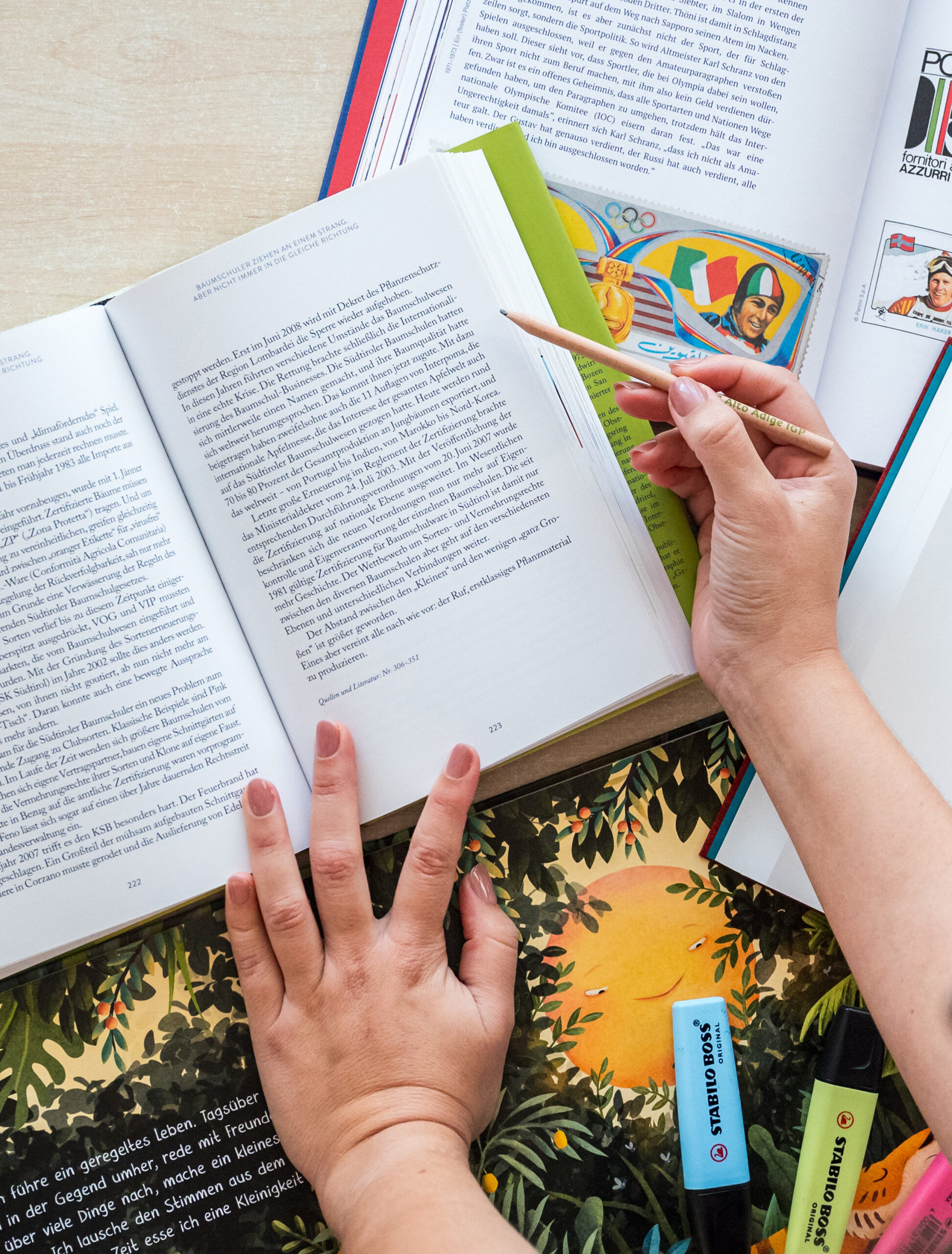 Bücher und Magazine