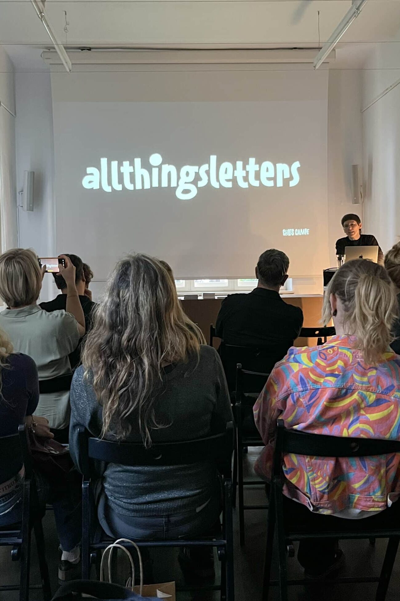 Vortrag von Chris Campe (All Things Letters) im Weissraum Innsbruck